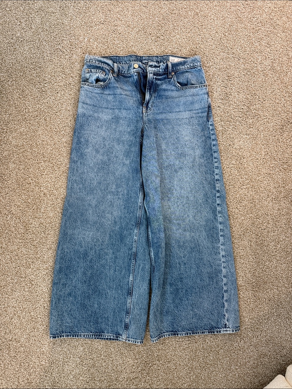 GAP low slung extra baggy jeans